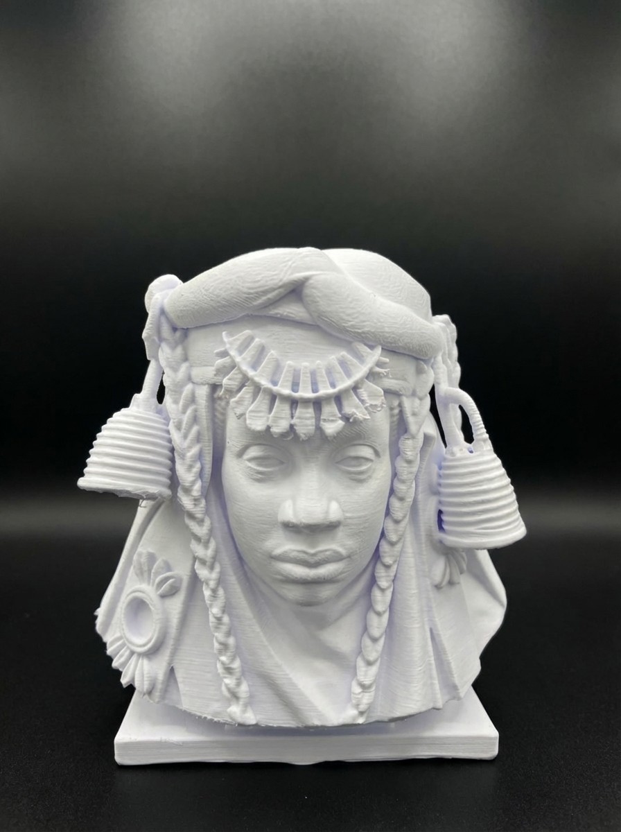 Afrofuturista personagem original 3D — modelagem exclusiva LABO 3D Rio