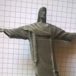 Chaveiro Cristo Redentor 3D — souvenir turismo Rio impressão 3D